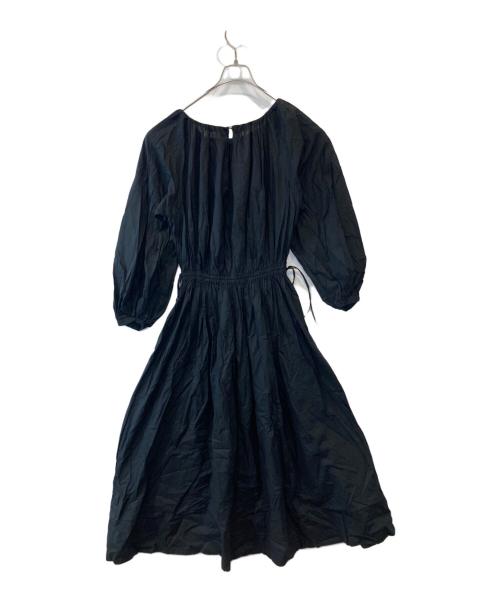 Plage（プラージュ）Plage (プラージュ) ブラウジング ギャザーワンピース 23040922306010 ブラック サイズ:36の古着・服飾アイテム