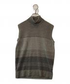 Salvatore Ferragamoサルヴァトーレ フェラガモ）の古着「ノースリーブニット」｜グレー