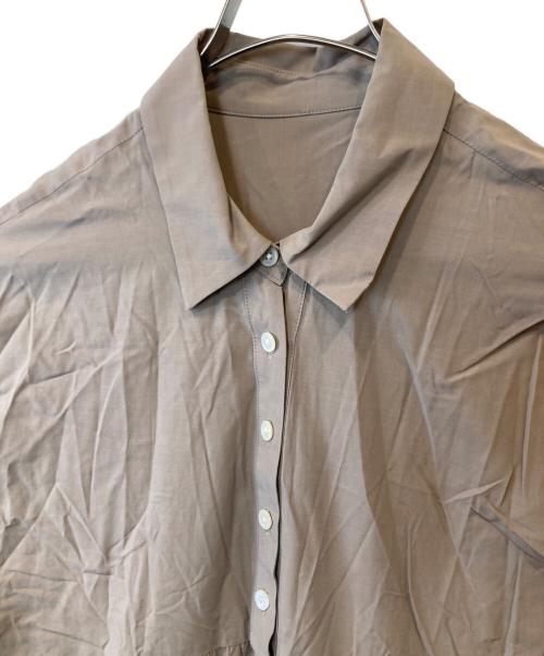 JILL STUART（ジルスチュアート）JILL STUART (ジルスチュアート) ティアードシャツワンピース　092-1140030 ブラウン サイズ:SIZE 2の古着・服飾アイテム