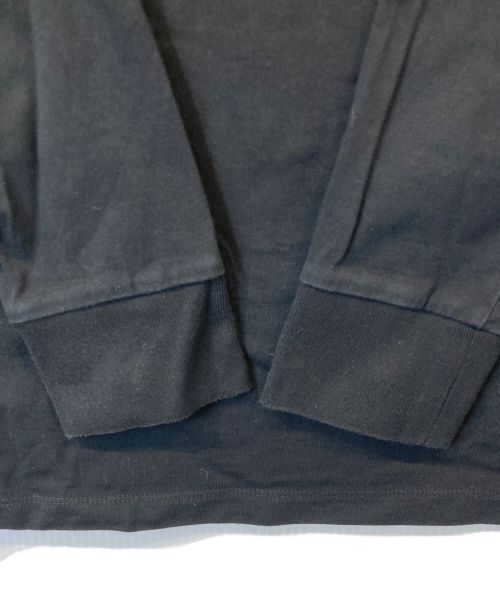 BORDERS at BALCONY（ボーダーズアットバルコニー）BORDERS AT BALCONY (ボーダーズアットバルコニー) ロングスリーブカットソー ブラック サイズ:38の古着・服飾アイテム