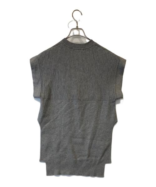 UN3D.（アンスリード）UN3D. (アンスリード) LAYERED KNIT VEST 522252602201 グレー サイズ:FREEの古着・服飾アイテム