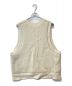 machatt (マチャット) サイドボタンニットベスト アイボリー サイズ:表記なし：3980円