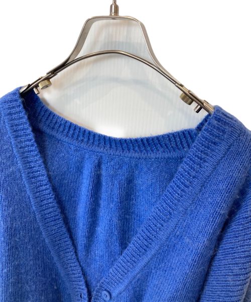 Ameri（アメリ）AMERI (アメリ) TURN OVER KNIT CARDIGAN 01320120890 カーディガン ブルー サイズ:FREEの古着・服飾アイテム