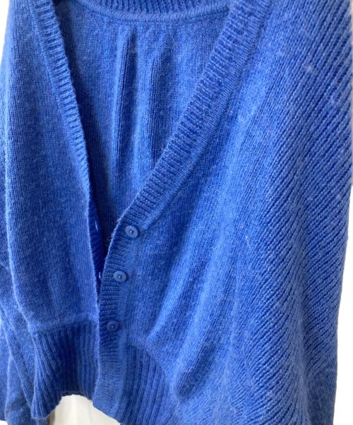 Ameri（アメリ）AMERI (アメリ) TURN OVER KNIT CARDIGAN 01320120890 カーディガン ブルー サイズ:FREEの古着・服飾アイテム