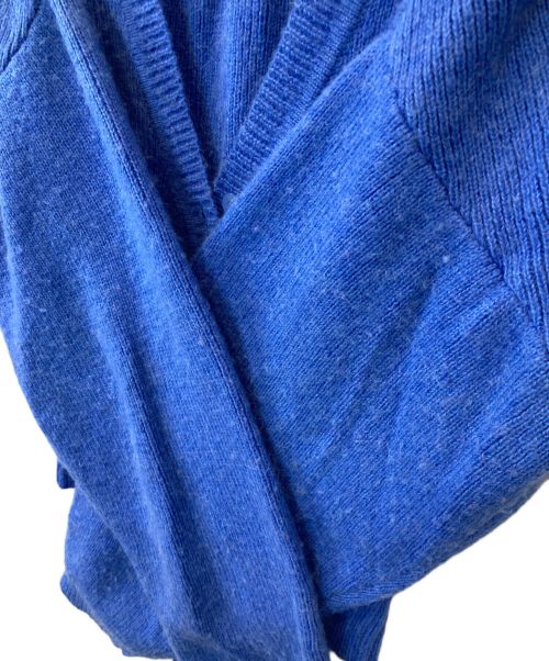 Ameri（アメリ）AMERI (アメリ) TURN OVER KNIT CARDIGAN 01320120890 カーディガン ブルー サイズ:FREEの古着・服飾アイテム