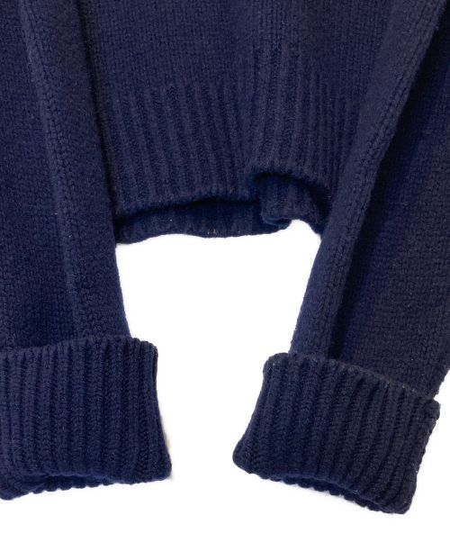 SEA（シー）SEA (シー) WOOL CASHMERE V-NECK KNIT WEAR ネイビー サイズ:ONEの古着・服飾アイテム