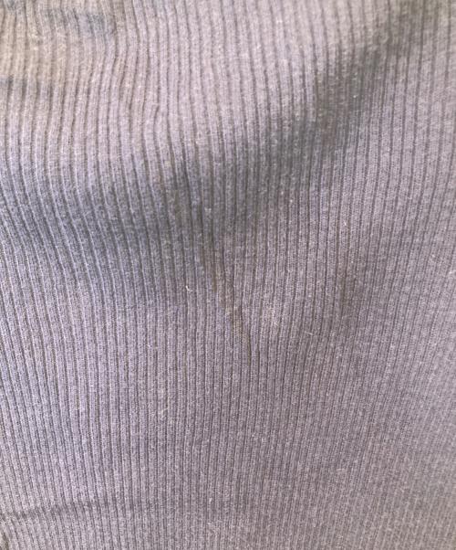 THE NEWHOUSE（ザ ニューハウス）THE NEWHOUSE (ザ ニューハウス) PURE COTTON CARDIGAN　ニットカーディガン　TNH20200-25　 パープル サイズ:XSの古着・服飾アイテム