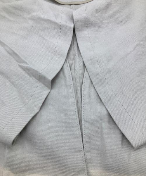 IENA maison（イエナメゾン）IENA maison (イエナメゾン) MANTECO リネンノーカラーブルゾン アイボリー サイズ:FREEの古着・服飾アイテム