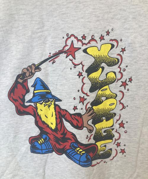 X-LARGE（エクストララージ）X-LARGE (エクストララージ) WAVE THE MAGIC WAND RINGER S/S TEE　101232011007 グレー サイズ:XLの古着・服飾アイテム