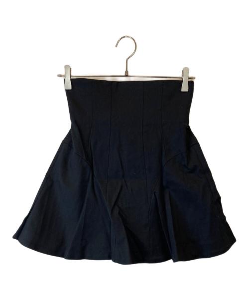Snidel（スナイデル）Snidel (スナイデル) ヘムフレアスカショーパン　SWFP234235 ブラック サイズ:1 未使用品の古着・服飾アイテム