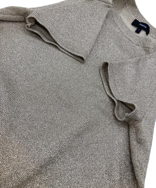 theory（セオリー）theory (セオリー) Metallic Cupro Slim Crew　4101719 ベージュ サイズ:Sの古着・服飾アイテム