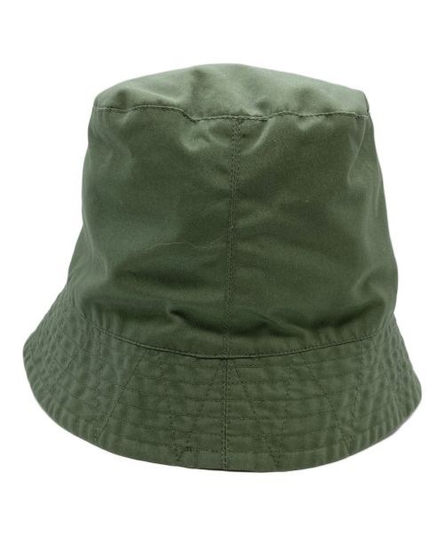Engineered Garments（エンジニアドガーメンツ）Engineered Garments (エンジニアド ガーメンツ) Bucket Hat コーティングリネンハット グリーン サイズ:Mの古着・服飾アイテム