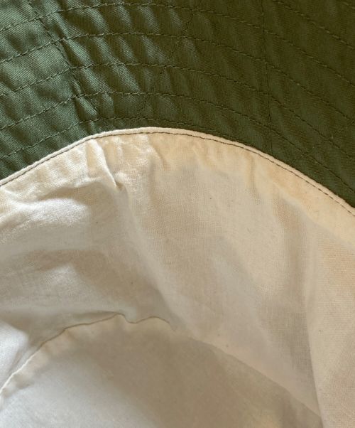 Engineered Garments（エンジニアドガーメンツ）Engineered Garments (エンジニアド ガーメンツ) Bucket Hat コーティングリネンハット グリーン サイズ:Mの古着・服飾アイテム