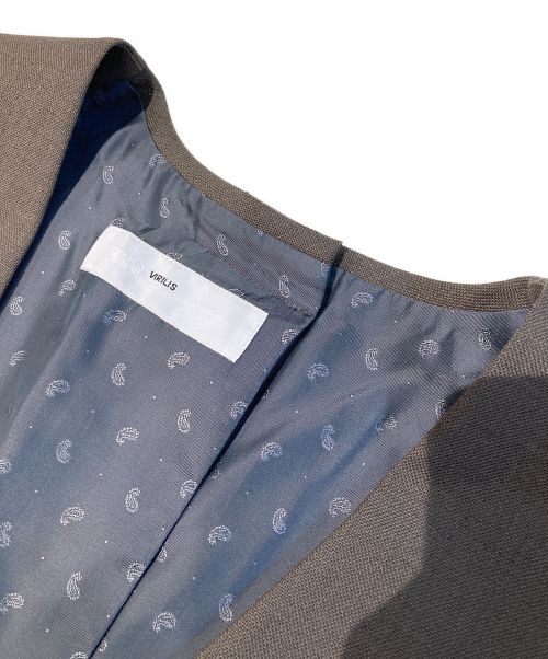 TOGA VIRILIS（トーガ ビリリース）TOGA VIRILIS (トーガ ビリリース) ジレ ブラウン サイズ:44の古着・服飾アイテム