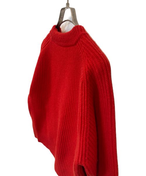 HYKE（ハイク）HYKE (ハイク) 半袖ニット レッド サイズ:1の古着・服飾アイテム
