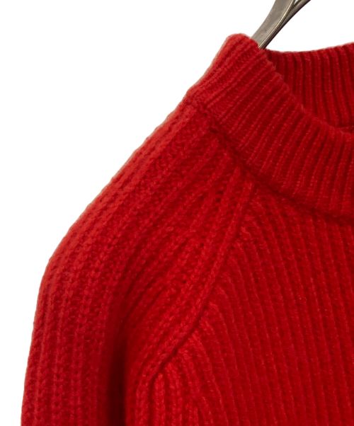 HYKE（ハイク）HYKE (ハイク) 半袖ニット レッド サイズ:1の古着・服飾アイテム
