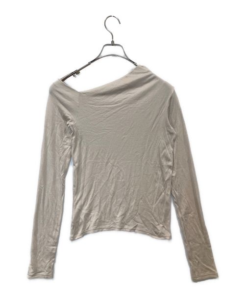 ETRE TOKYO（エトレトウキョウ）ETRE TOKYO (エトレトウキョウ) ワンショルダーカットソー ベージュ サイズ:FREEの古着・服飾アイテム