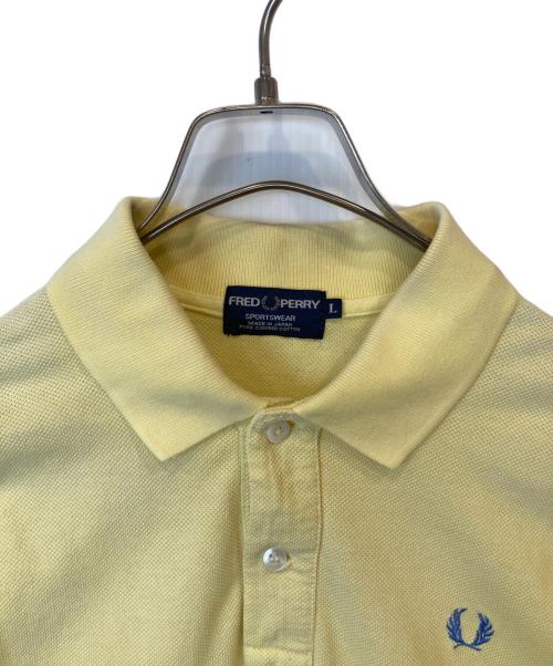 FRED PERRY（フレッドペリー）FRED PERRY (フレッドペリー) ポロシャツ イエロー サイズ:Lの古着・服飾アイテム