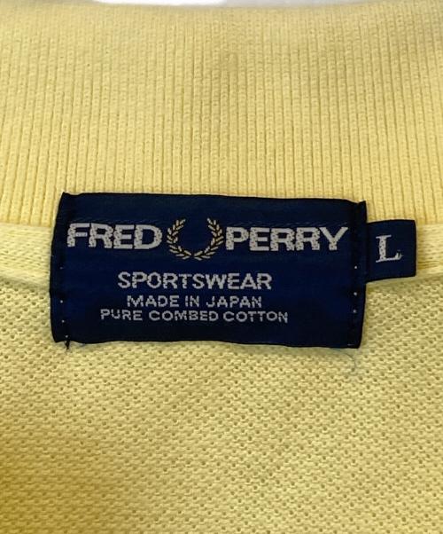 FRED PERRY（フレッドペリー）FRED PERRY (フレッドペリー) ポロシャツ イエロー サイズ:Lの古着・服飾アイテム