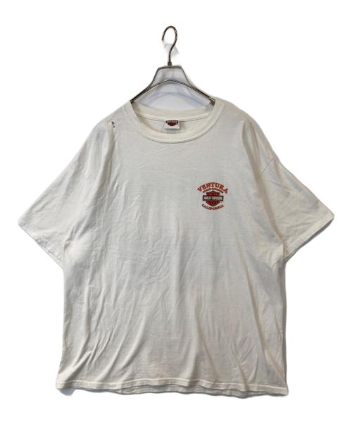 HARLEY-DAVIDSON（ハーレーダビッドソン）HARLEY-DAVIDSON (ハーレーダビッドソン) プリントTシャツ ホワイト サイズ:XLの古着・服飾アイテム