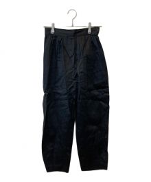 MIHOKO SAITO（ミホコ サイトウ）の古着「タックギャザーパンツ MH-T1533」｜ブラック