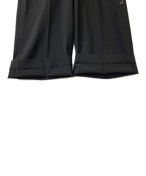 FRAMeWORK（フレームワーク）FRAMeWORK (フレームワーク) タックワイドパンツ 24030220315030 ブラック サイズ:38 未使用品の古着・服飾アイテム