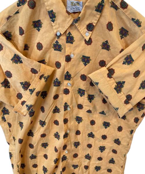 SLIM&TRIM（スリム＆トリム）SLIM&TRIM (スリム＆トリム) 【古着】総柄シャツ オレンジ サイズ:Mの古着・服飾アイテム