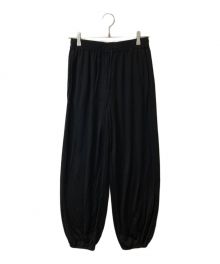 Sybilla（シビラ）の古着「シルクジャージーリラックスパンツ」｜ブラック