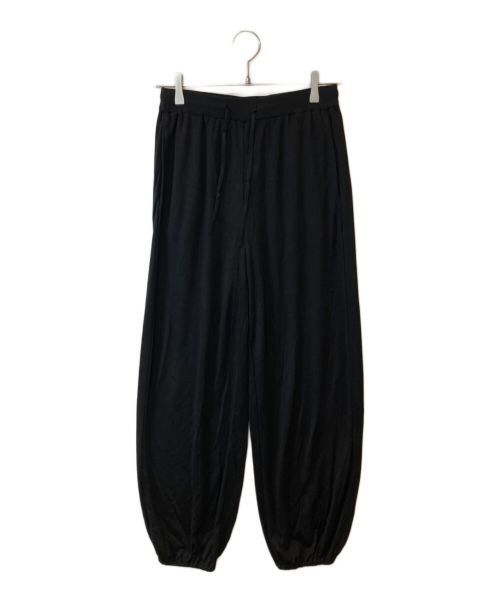 Sybilla（シビラ）Sybilla (シビラ) シルクジャージーリラックスパンツ ブラック サイズ:Mの古着・服飾アイテム