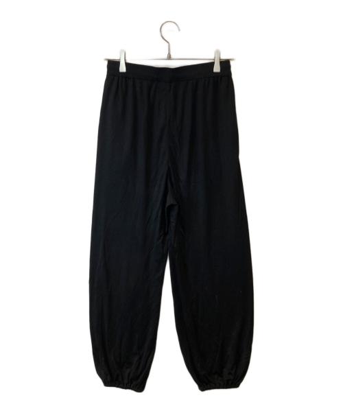 Sybilla（シビラ）Sybilla (シビラ) シルクジャージーリラックスパンツ ブラック サイズ:Mの古着・服飾アイテム