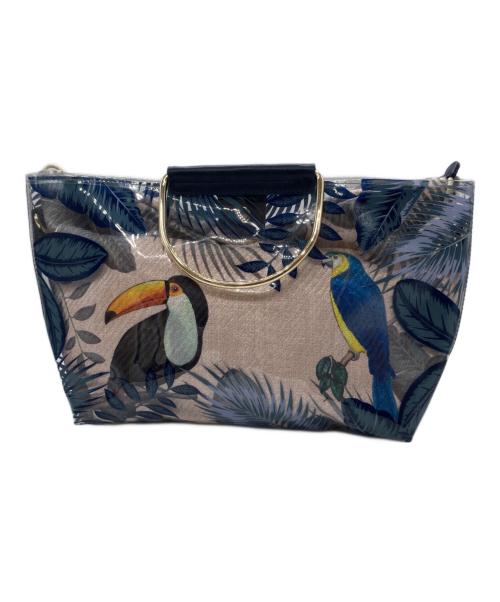 ear PAPILLONNER（イアパピヨネ）ear PAPILLONNER (イアパピヨネ) ハンドバッグ ベージュの古着・服飾アイテム