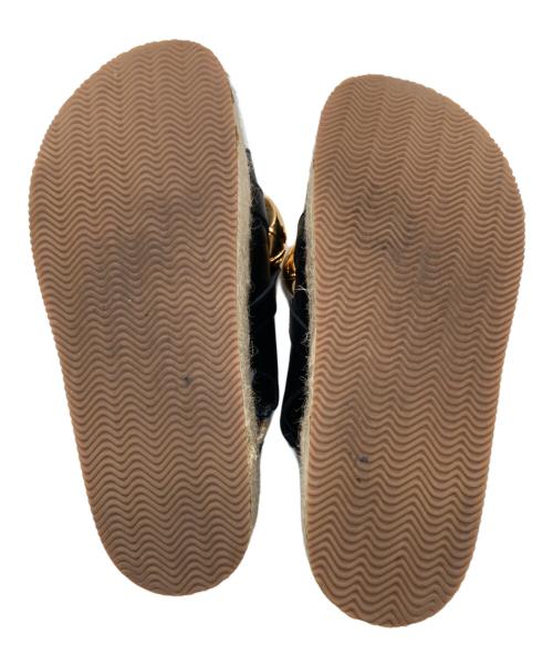 J.W.ANDERSON（ジェイダブリューアンダーソン）J.W.ANDERSON (ジェイダブリューアンダーソン) Chain プラットフォーム サンダル ベージュ サイズ:不明の古着・服飾アイテム