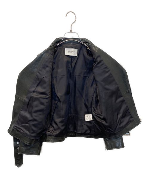 beautiful people（ビューティフルピープル）beautiful people (ビューティフルピープル) 別注 シープレザーダブルライダースジャケット ブラック サイズ:140の古着・服飾アイテム