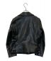 beautiful people (ビューティフルピープル) 別注 シープレザーダブルライダースジャケット ブラック サイズ:140：8000円