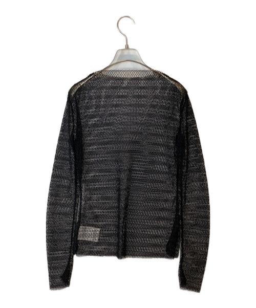 Chika Kisada（チカ キサダ）Chika Kisada (チカ キサダ) メッシュカットソー CB-23043B ブラック サイズ:1の古着・服飾アイテム