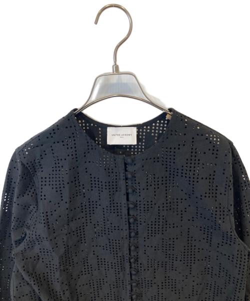 UNITED ARROWS TOKYO（ユナイテッドアローズトウキョウ）UNITED ARROWS TOKYO (ユナイテッドアローズトウキョウ) レース ロング ワンピース 15261621408 ブラック サイズ:FREEの古着・服飾アイテム