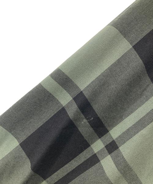 UNITED ARROWS TOKYO（ユナイテッドアローズトウキョウ）UNITED ARROWS TOKYO (ユナイテッドアローズトウキョウ) UWSC チェック シャツ ロングワンピース グリーン サイズ:36の古着・服飾アイテム