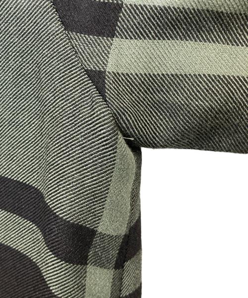 UNITED ARROWS TOKYO（ユナイテッドアローズトウキョウ）UNITED ARROWS TOKYO (ユナイテッドアローズトウキョウ) UWSC チェック シャツ ロングワンピース グリーン サイズ:36の古着・服飾アイテム