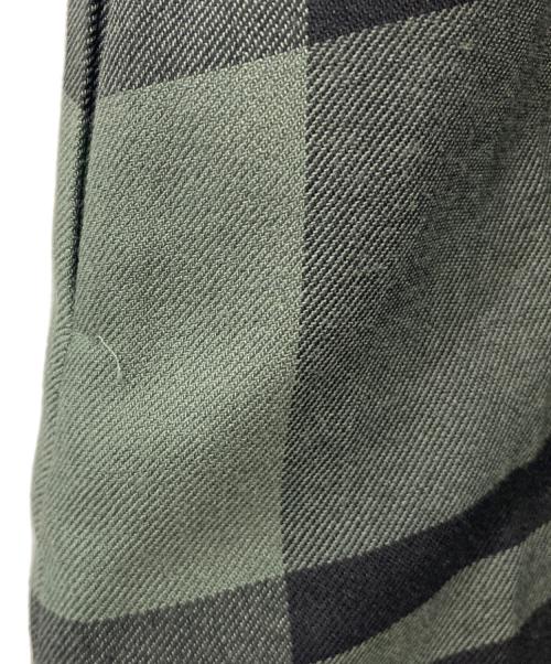 UNITED ARROWS TOKYO（ユナイテッドアローズトウキョウ）UNITED ARROWS TOKYO (ユナイテッドアローズトウキョウ) UWSC チェック シャツ ロングワンピース グリーン サイズ:36の古着・服飾アイテム