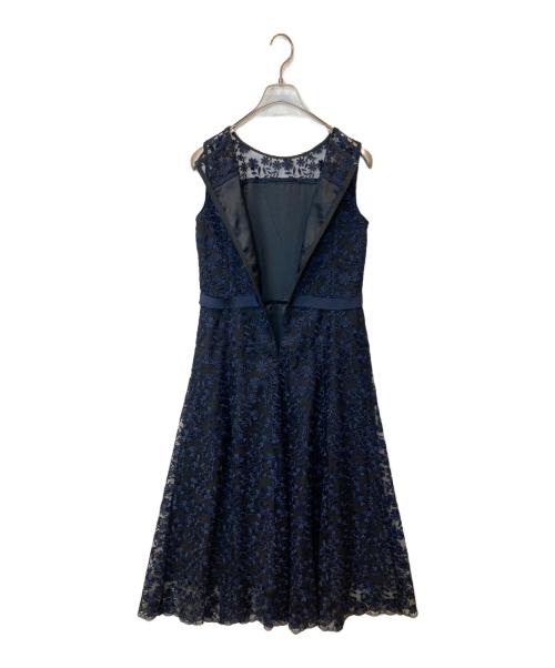 ANAYI（アナイ）ANAYI (アナイ) リトルフラワーチュールフレア ワンピース 10241714030 ブラック サイズ:38の古着・服飾アイテム