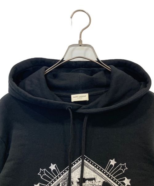 Saint Laurent Paris（サンローランパリ）Saint Laurent Paris (サンローランパリ) ジョルダンマジョレルフーディ ブラック サイズ:XSの古着・服飾アイテム