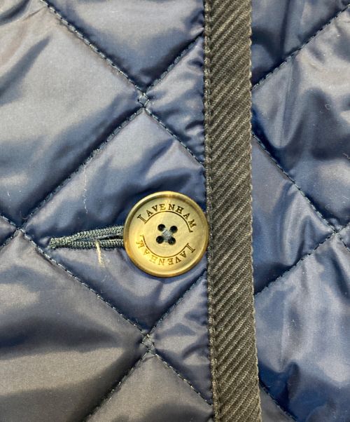 LAVENHAM（ラベンハム）LAVENHAM (ラベンハム) キルティングコート ネイビー サイズ:36の古着・服飾アイテム