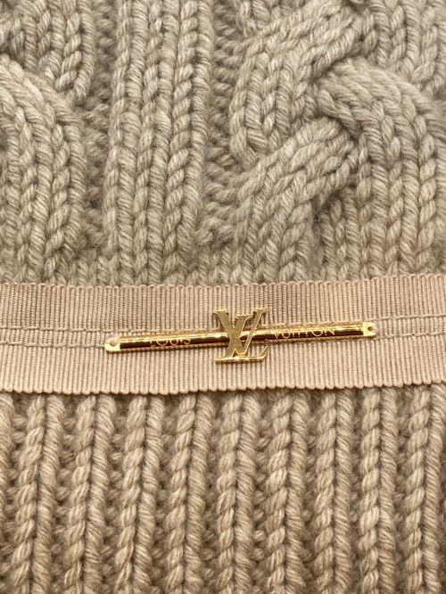 LOUIS VUITTON（ルイ ヴィトン）LOUIS VUITTON (ルイ ヴィトン) マフラー・ニット帽セット RW092W WPKA02MSA ベージュ サイズ:TUの古着・服飾アイテム