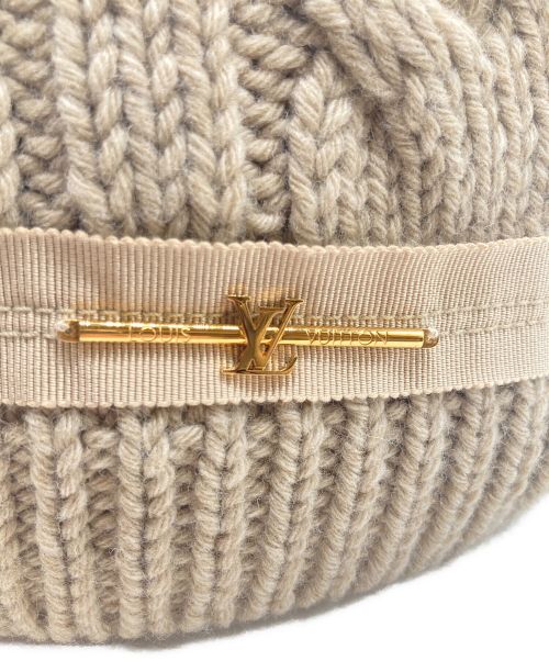 LOUIS VUITTON（ルイ ヴィトン）LOUIS VUITTON (ルイ ヴィトン) マフラー・ニット帽セット RW092W WPKA02MSA ベージュ サイズ:TUの古着・服飾アイテム