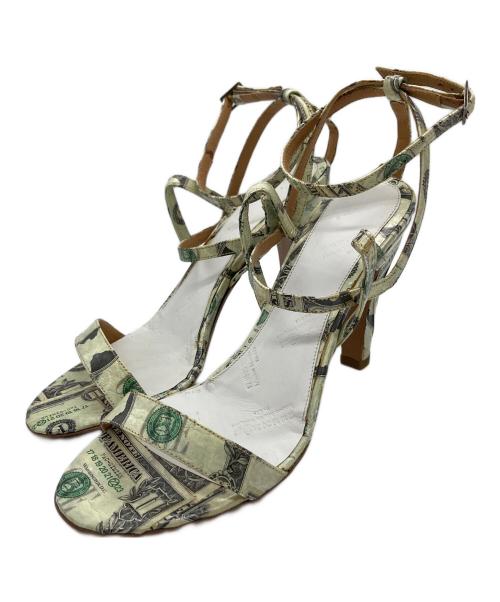 Maison Martin Margiela（メゾンマルタンマルジェラ）Maison Martin Margiela (メゾンマルタンマルジェラ) ストラップサンダル グリーン サイズ:36 1/2の古着・服飾アイテム
