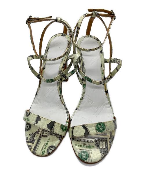 Maison Martin Margiela（メゾンマルタンマルジェラ）Maison Martin Margiela (メゾンマルタンマルジェラ) ストラップサンダル グリーン サイズ:36 1/2の古着・服飾アイテム