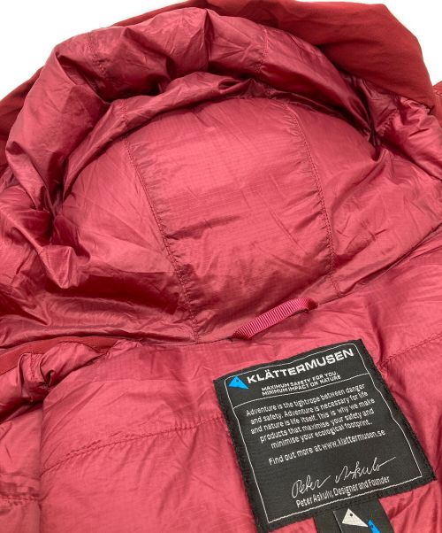 KLATTERMUSEN（クレッタルムーセン）KLATTERMUSEN (クレッタルムーセン) Atle 3.0 Lightweight Down Jacket レッド サイズ:XSの古着・服飾アイテム