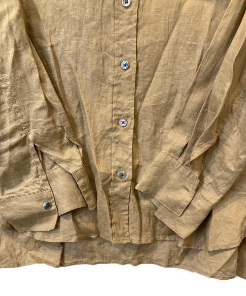 RIVE DROITE（リヴドロワ）RIVE DROITE (リヴドロワ) リネンワイドシャツ RDZ1041204A0003 ブラウン サイズ:FREEの古着・服飾アイテム