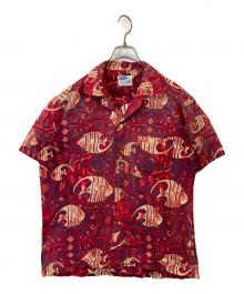 Pilgrim（ピルグリム）の古着「総柄シャツ」｜レッド