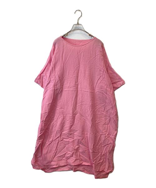 COSMIC WONDER（コズミックワンダー）COSMIC WONDER (コズミックワンダー) 綿紗ビッグTシャツ　15CW17262 ピンク サイズ:不明の古着・服飾アイテム